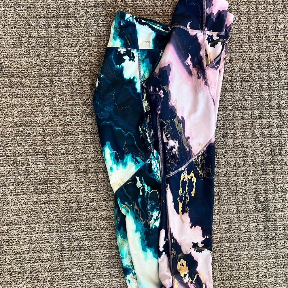 Set of 2 girls active leggings